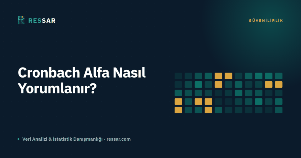 Cronbach Alfa Nasıl Yorumlanır? SPSS ile Güvenilirlik Analizi — Ressar