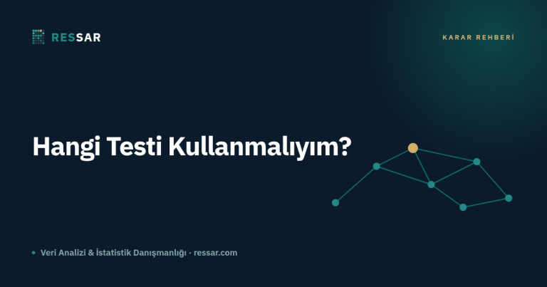 Hangi İstatistiksel Testi Kullanmalıyım? Karar Rehberi