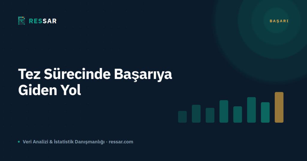 Tez Yazdırma Sürecinde Başarıya Giden Yol — Ressar