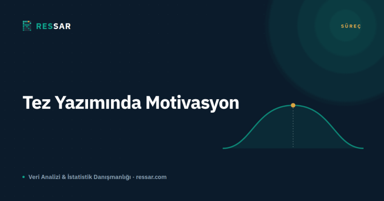 Tez Yazımında Motivasyonu Koruma Yolları
