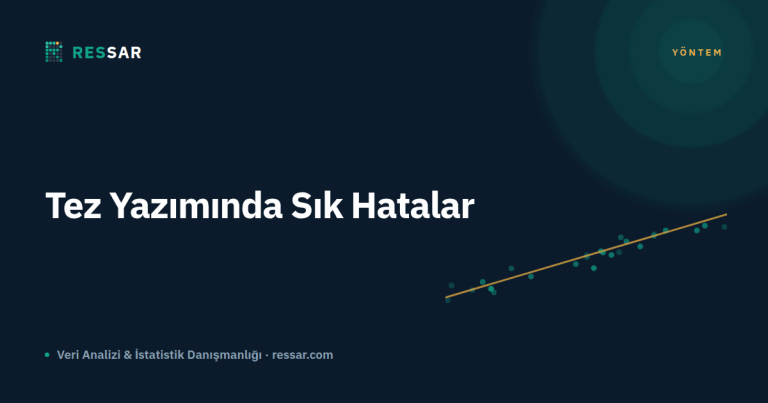 Tez Yazımında Sık Yapılan Hatalar ve Çözümleri
