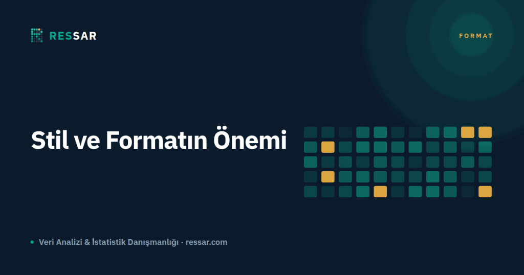 Tez Yazımında Stil ve Formatın Önemi