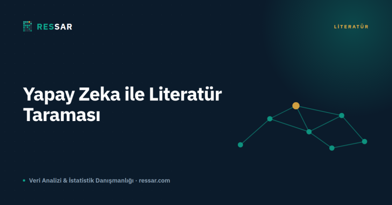 Yapay Zeka ile Literatür Taraması: Doğru Kullanım ve Uydurma Kaynak Riski